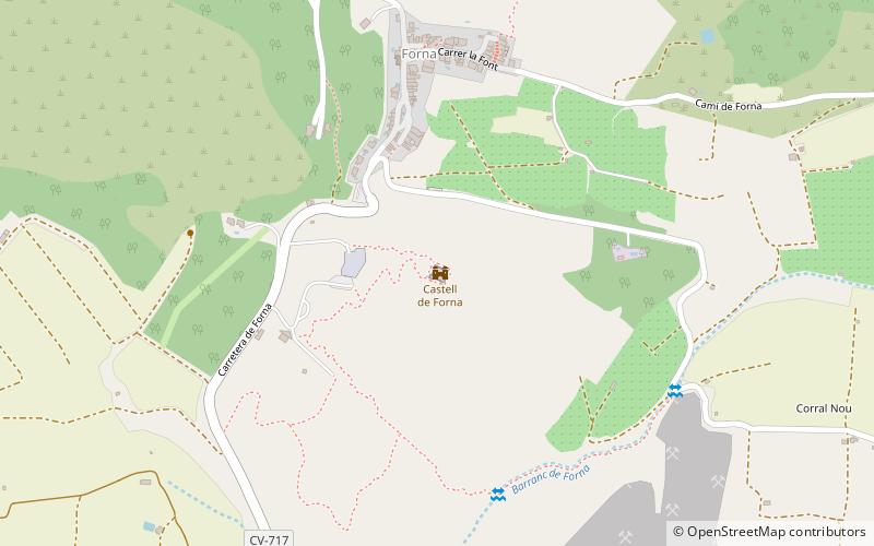 Castillo de Forna location map