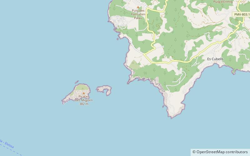Cap Blanc location map