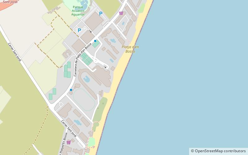 Playa d'en Bossa location map