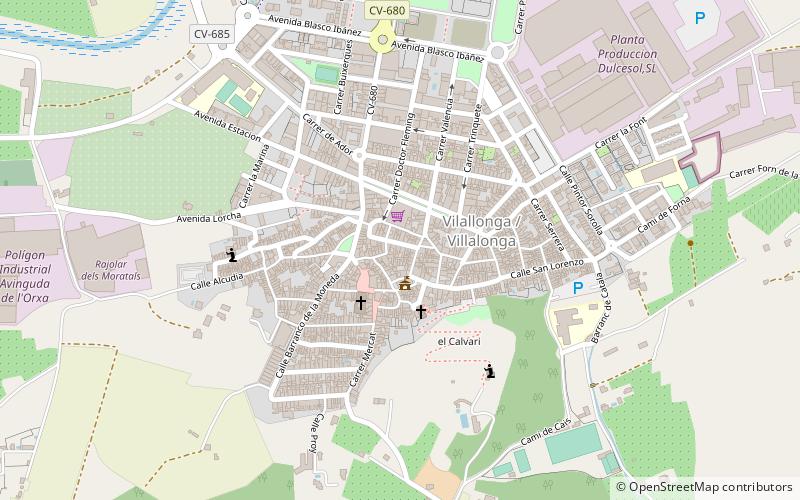 Villalonga location map