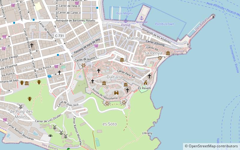 Get lost on D´Alt Vila location map