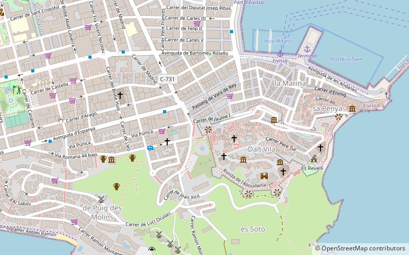 Baluarte de Sant Pere location map