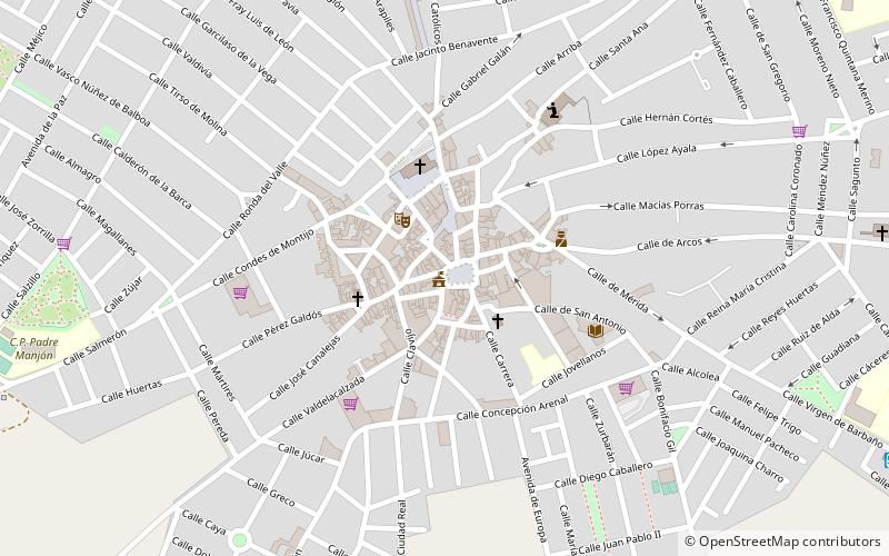 Montijo location map