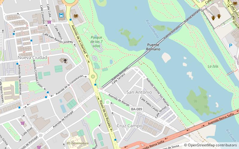 Puente Romano location map