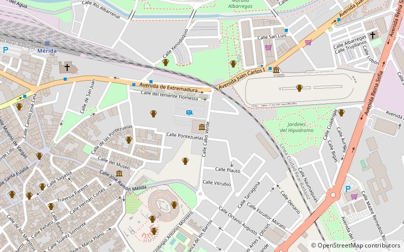 museo abierto de merida location map