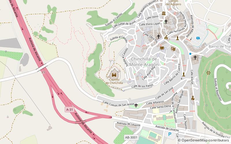 Château de Chinchilla location map