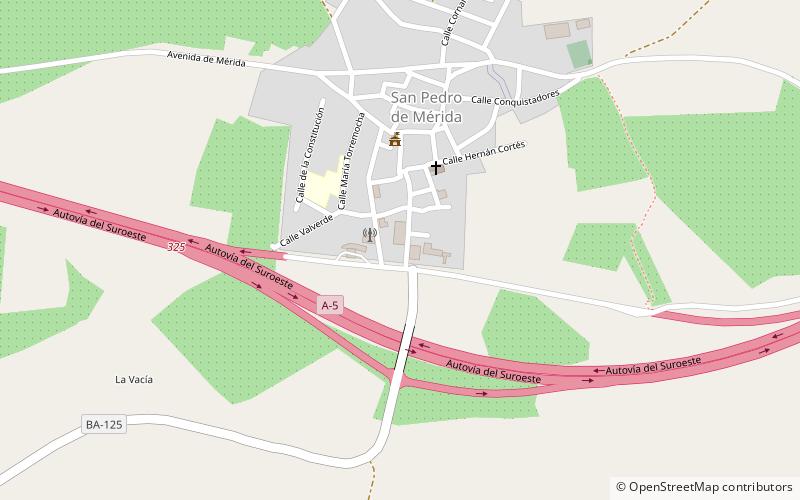 San Pedro de Mérida location map