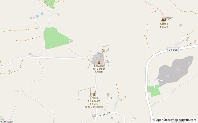Monastère de Corpus Christi location map