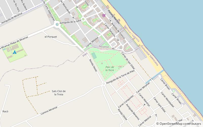 Torreta de Piles location map