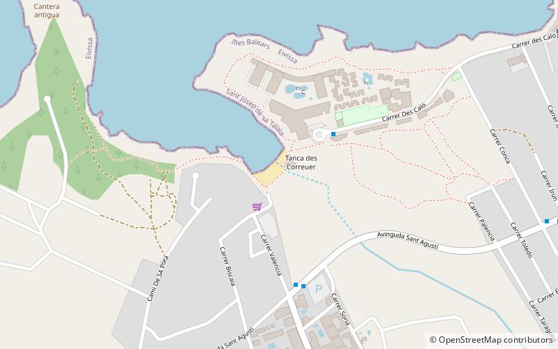 platja port des torrent ibiza location map