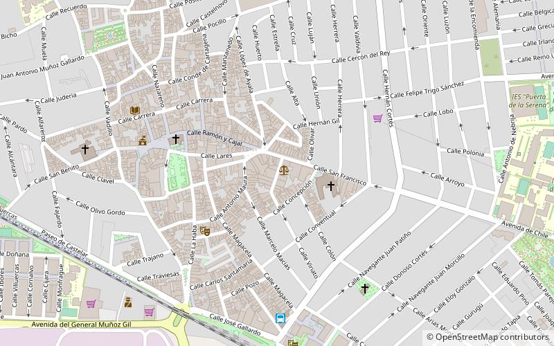 Villanueva de la Serena location map
