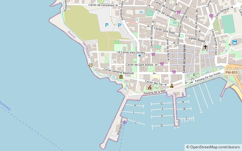 museu maritim de sant antoni sant antoni de portmany location map