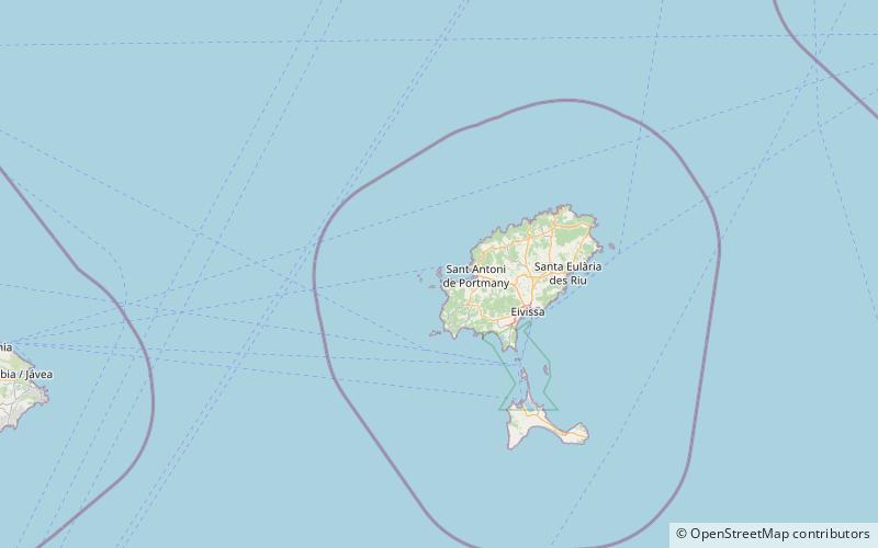 Isla Conejera location map
