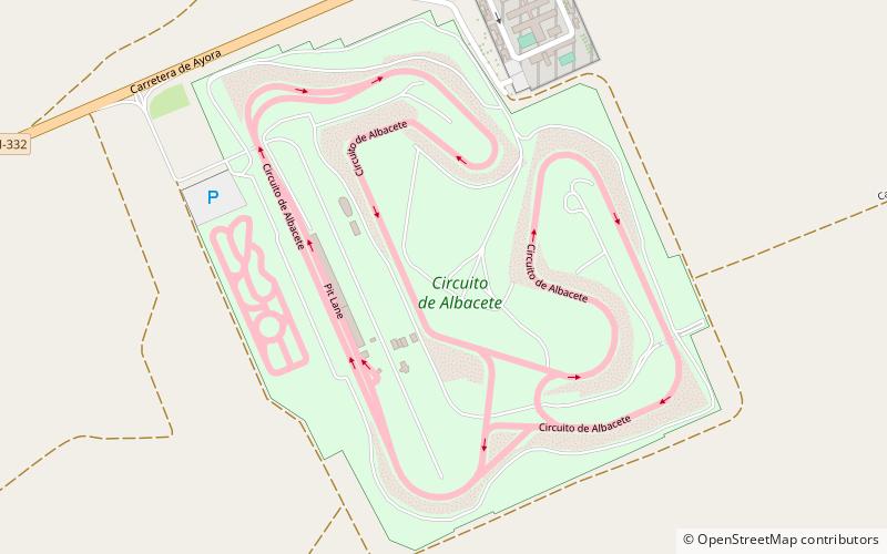Circuit d'Albacete location map