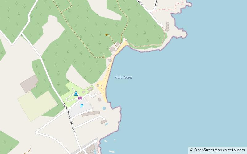Cala Nova location map