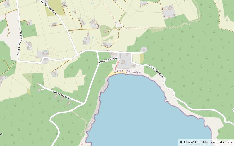 Cala Boix location map