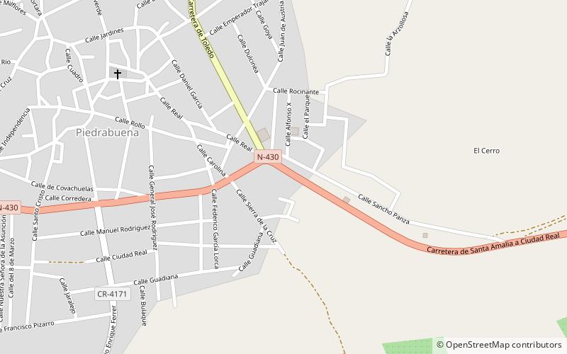 Piedrabuena location map