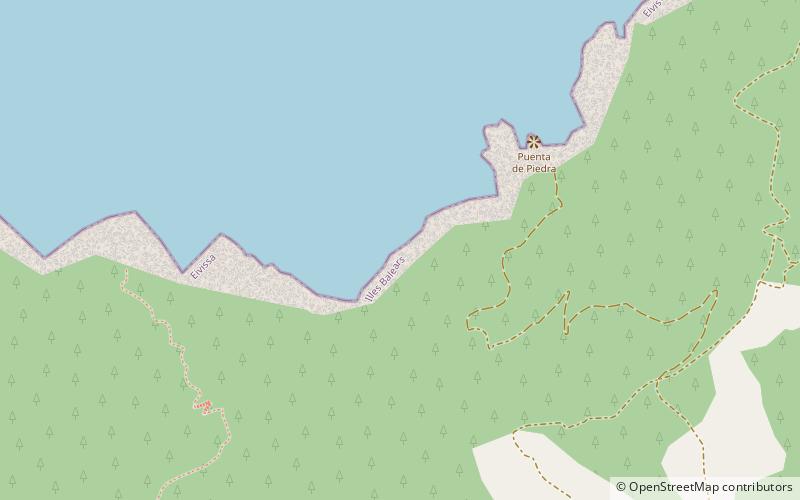Cala d’Albarca location map