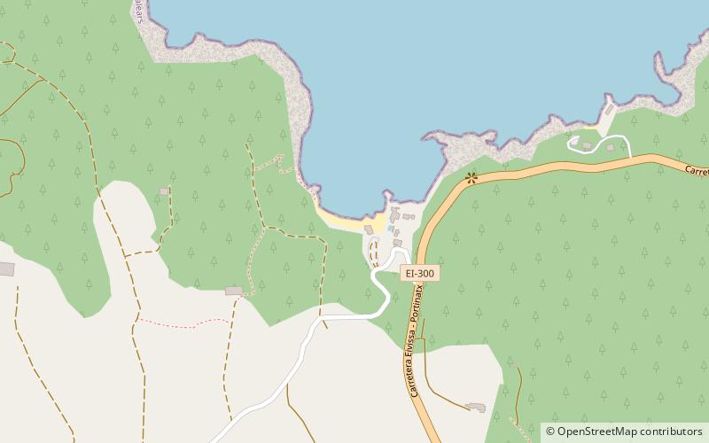 Cala Xarraca location map