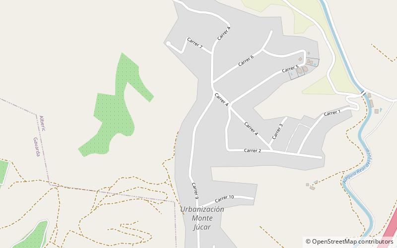 Alberique location map