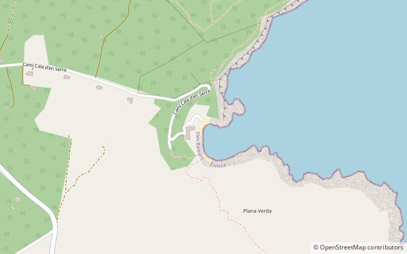Cala d’en Serra location map
