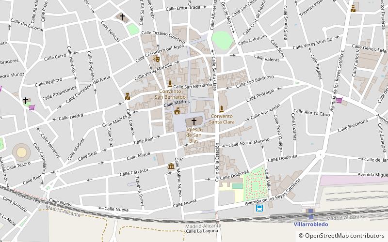 Church of San Blas location map