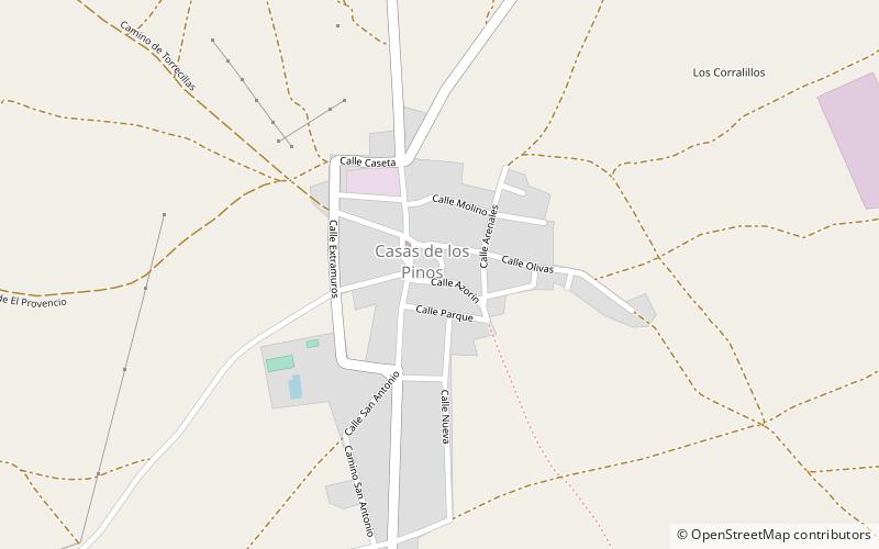 Casas de los Pinos location map