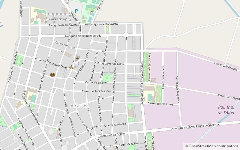 Alcácer location map