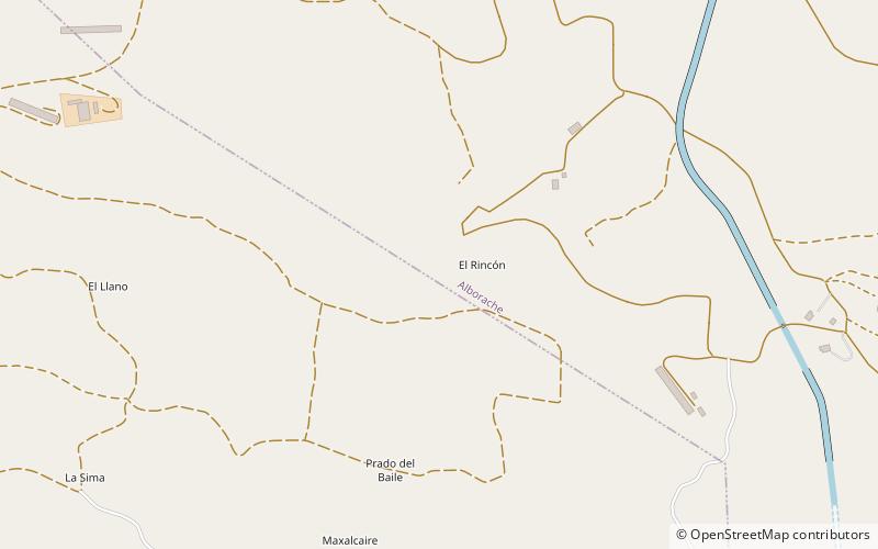 Alborache location map