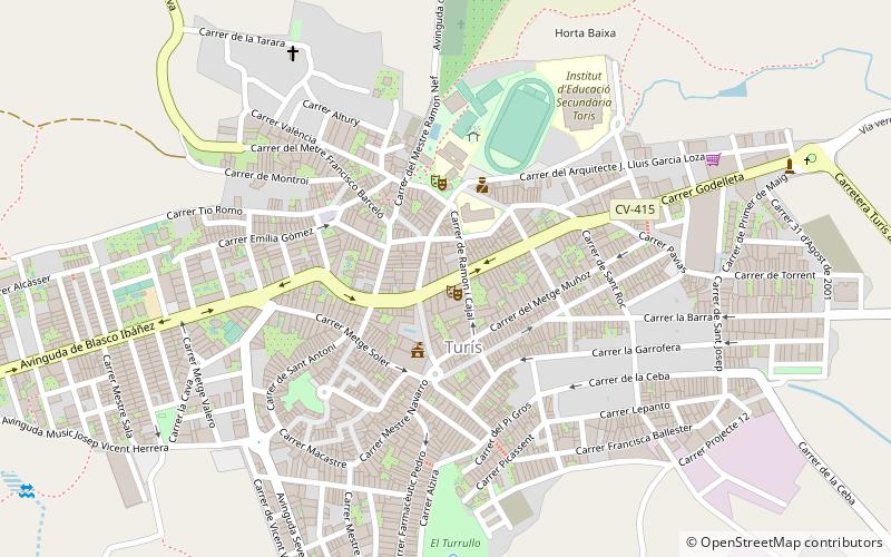 Turís location map
