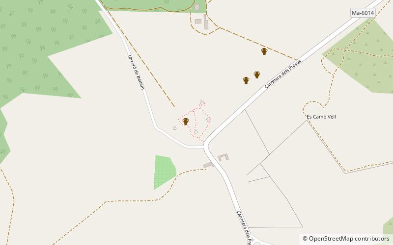Capocorb Vell location map