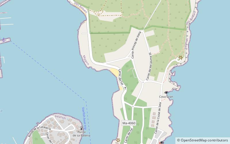 arenal dels homes majorca location map