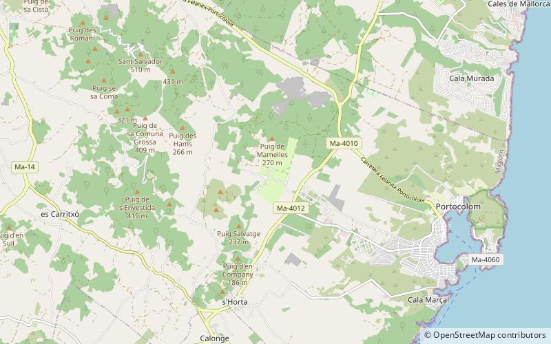 Golf Vall d´Or location map
