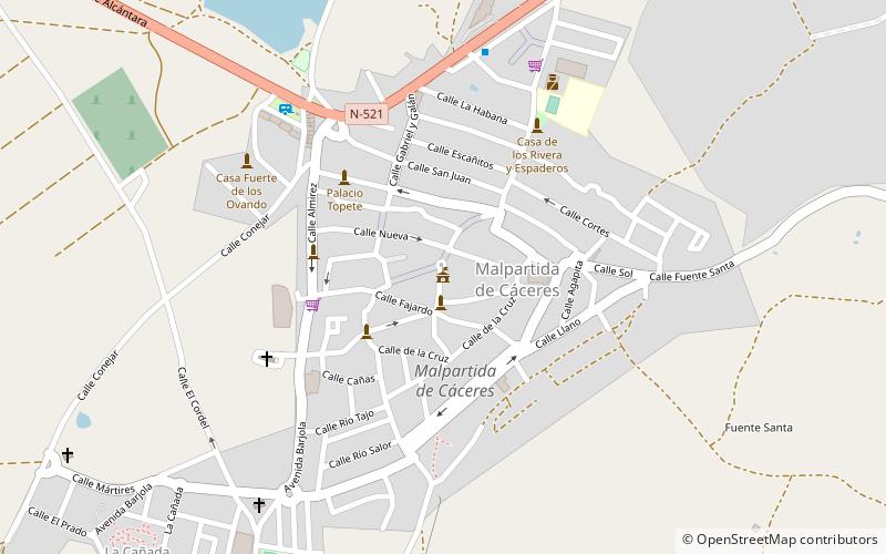 ayuntamiento de malpartida de caceres location map