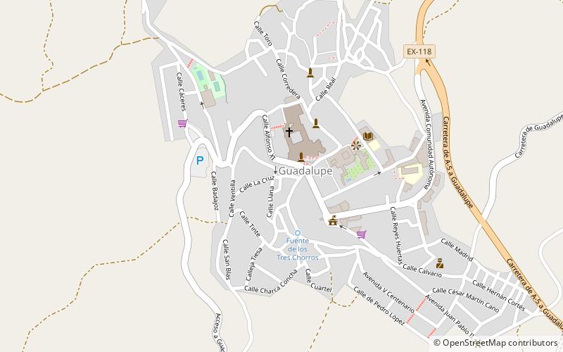 arco del chorro gordo guadalupe location map