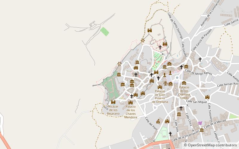 museo de la coria trujillo location map
