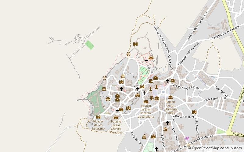 casa museo pizarro trujillo location map