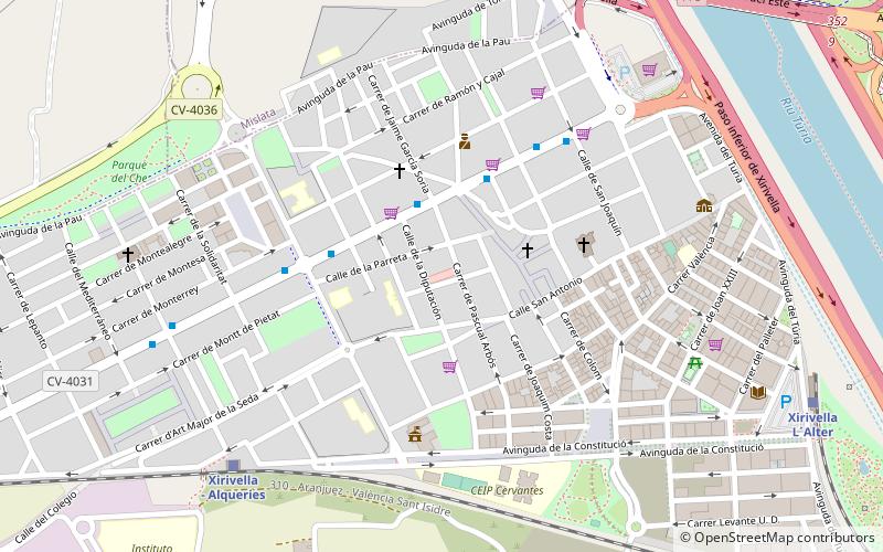 mercado municipal valencia location map