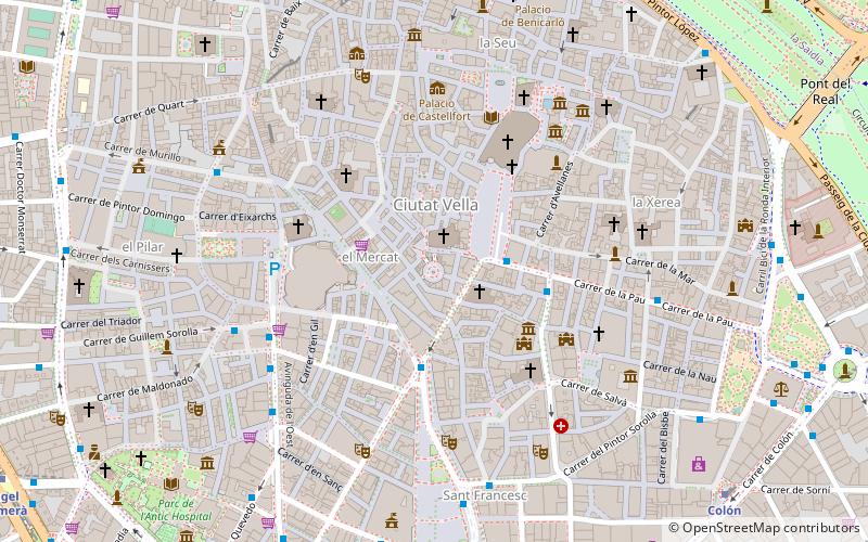 Plaça Redona location map