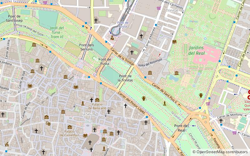 Pont de la Trinitat location map