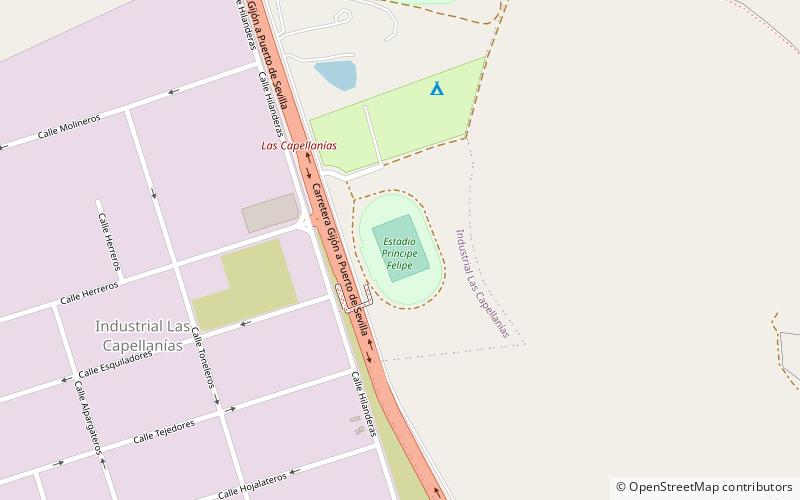 Stade Príncipe Felipe location map
