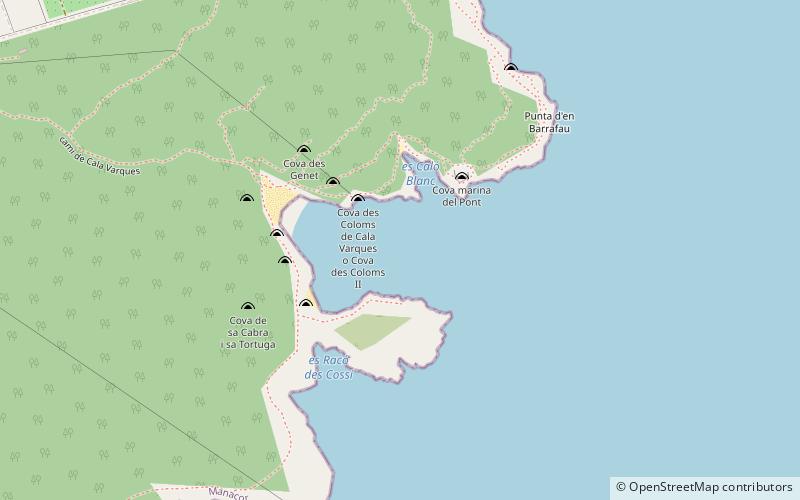 Cala Varques location map