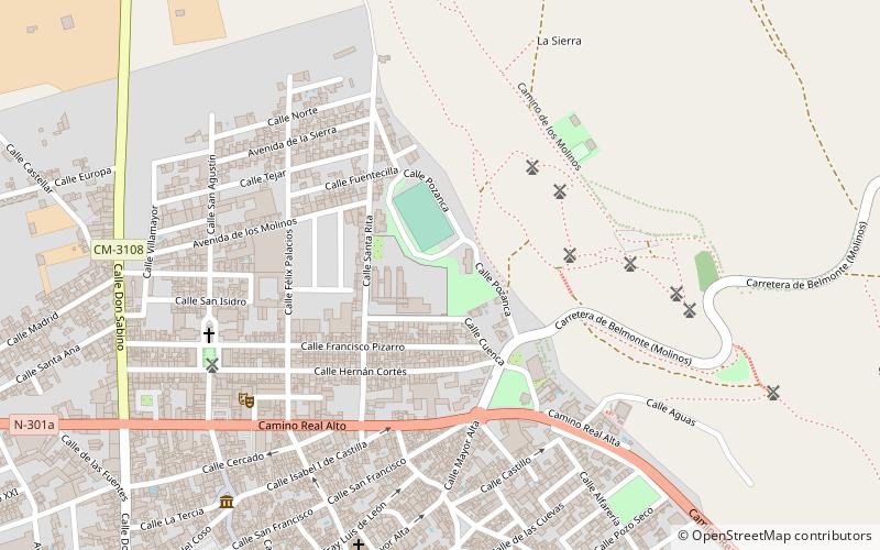 Mota del Cuervo location map