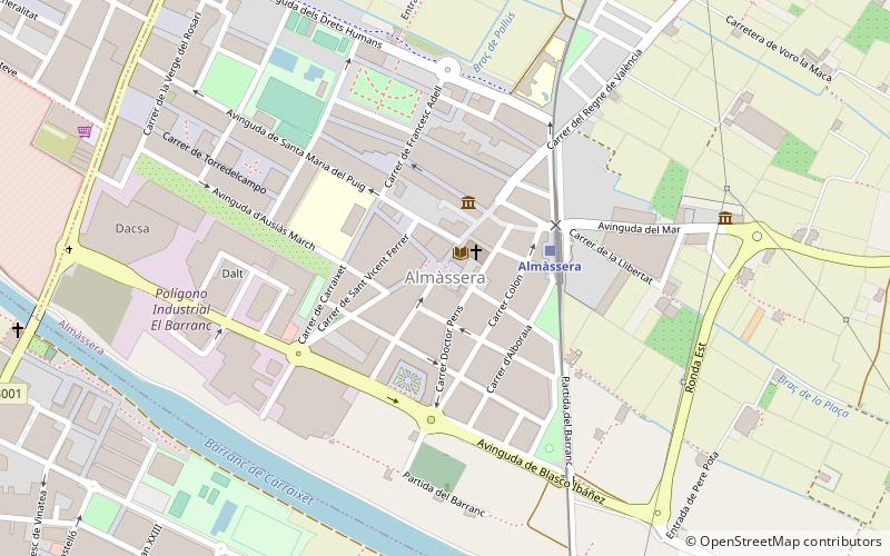 Almácera location map