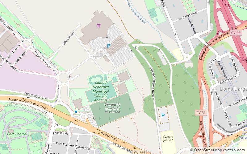 polideportivo municipal de manises valencia location map