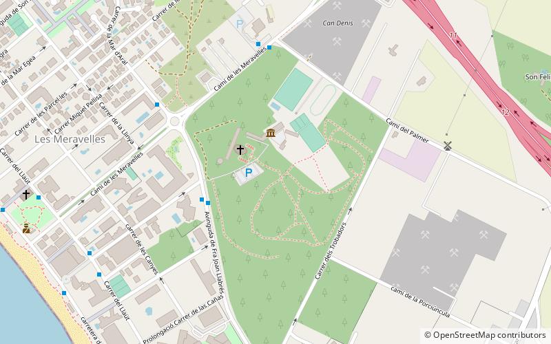 Forestal park location map