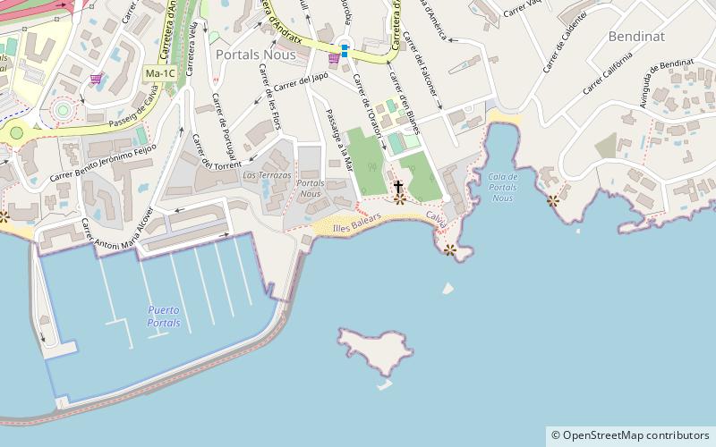 platja de loratori palma de mallorca location map
