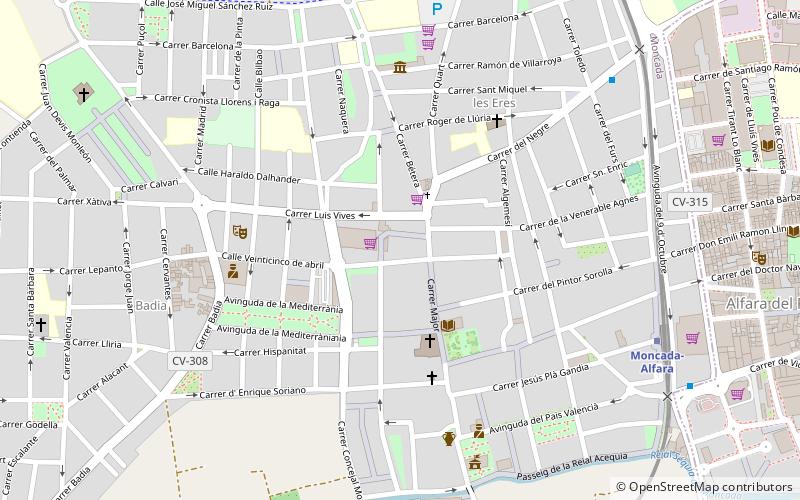 Moncada location map