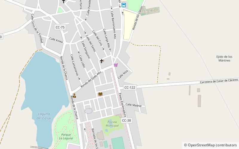 Casar de Cáceres location map