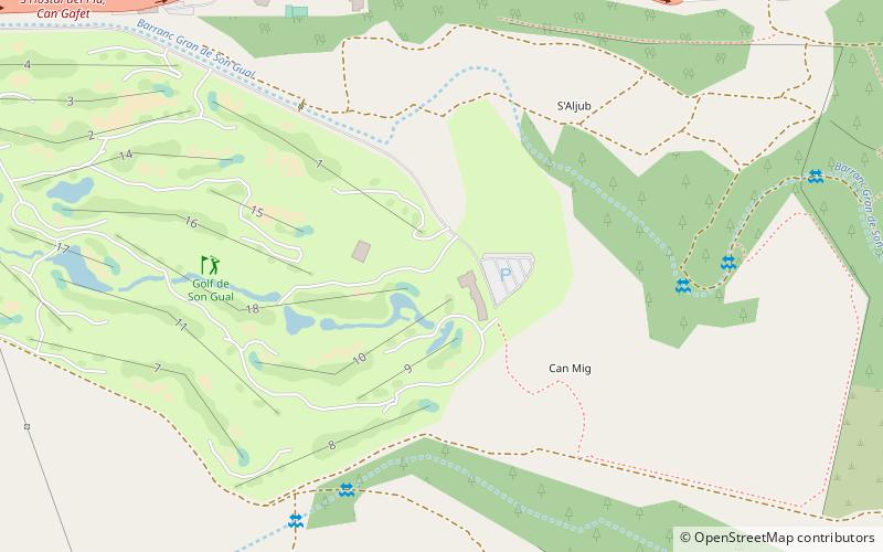 Golf Son Gual Mallorca location map